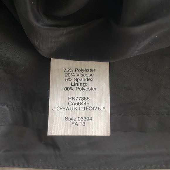 J Crew Black A-line Mini Skirt - Picture 3 of 4